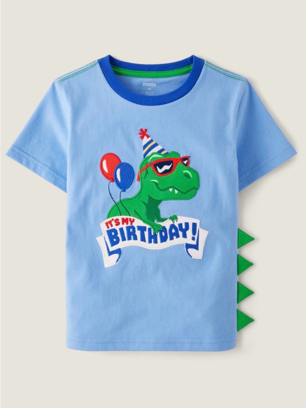 Gymboree Toddler Boy Dinosaur Birthday outfit.